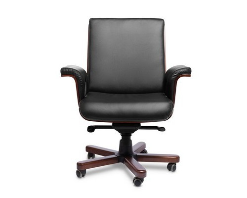 Кресло руководителя Кадис Б | Cadis B Multi-office (натуральная кожа) низкая спинка