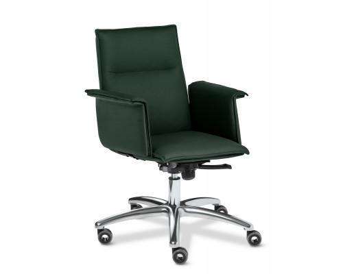 Кресло руководителя Эпсилон Люкс B | Epsilon Luxe B Multi-office (натуральная кожа) низкая спинка