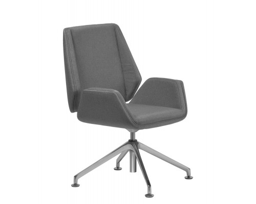 Кресло руководителя Сиена Хром B4L | Siena Chrome B4L Multi-office в ткани глайдеры