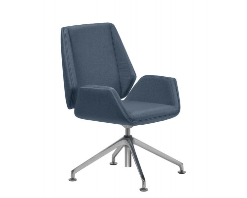 Кресло руководителя Сиена Хром B4L | Siena Chrome B4L Multi-office в ткани глайдеры