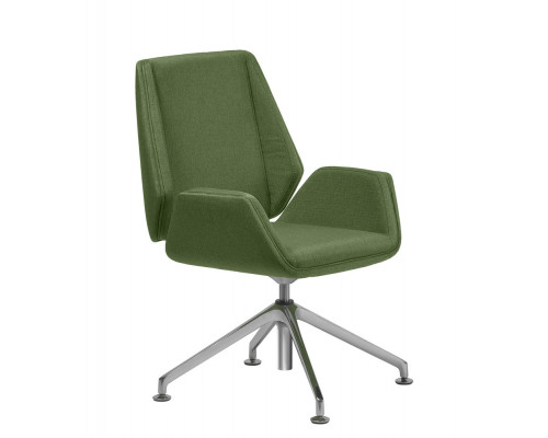 Кресло руководителя Сиена Хром B4L | Siena Chrome B4L Multi-office в ткани глайдеры