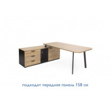 Стол на опорной тумбе L178см Флекс | Flex