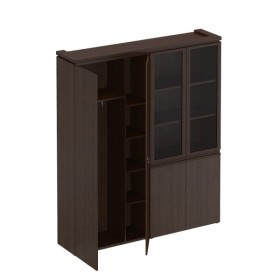 Шкаф комбинированный (для одежды + со стеклом) 180 Mark