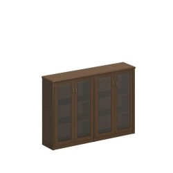 Шкаф для документов средний со стеклянными дверями 197 Perseo