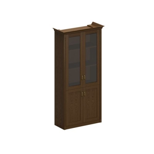 Шкаф для документов высокий со стеклянными дверями 109 Perseo