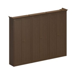 Шкаф комбинированный высокий (2 для документов + 1 для одежды комбинированный) 299 Perseo