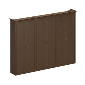 Шкаф комбинированный высокий (2 для документов + 1 для одежды комбинированный) 299 Perseo