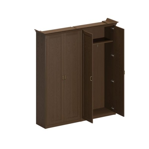 Шкаф комбинированный высокий (для одежды широкий + для документов с закрытыми дверями) 204 Perseo