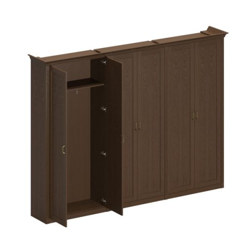 Шкаф комбинированный высокий (2 для документов + 1 для одежды широкий) 299 Perseo