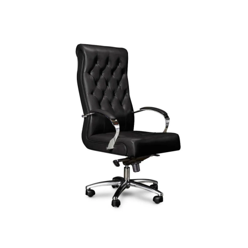 Кресло руководителя Берн Chrome (хромированная крестовина)