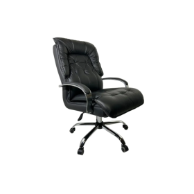 Кресло руководителя Сенат Chrome (хромированная крестовина)