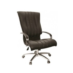 Кресло руководителя Скиф Chrome (хромированная крестовина)