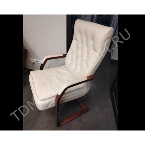 Конференц стул для посетителя Darwin C с подушкой Multi-office (натуральная кожа)