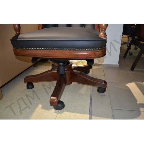 Кресло руководителя Микеланджело MD-9912 (натуральная кожа)