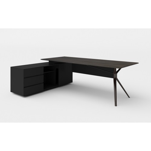 Стол письменный с боковой тумбой левый 2 м Ares Lux WNS2016L