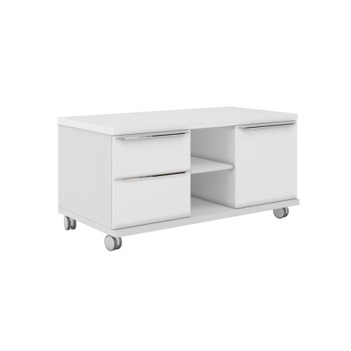 Тумба мобильная с 2 ящиками и правой дверью (складская) Emporio ЕМР222DX.HGW