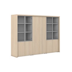 Шкаф комбинированный и гардероб с декоративной обвязкой Era JR518