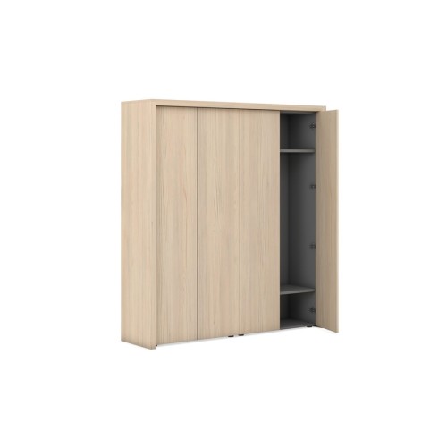 Высокий шкаф для документов и гардероб+обвязка Era JR506