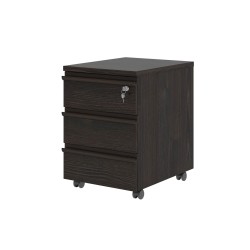 Тумба подкатная с 3-мя ящиками Franklin DM (шпон)