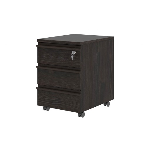 Тумба подкатная с 3-мя ящиками Franklin DM (шпон)