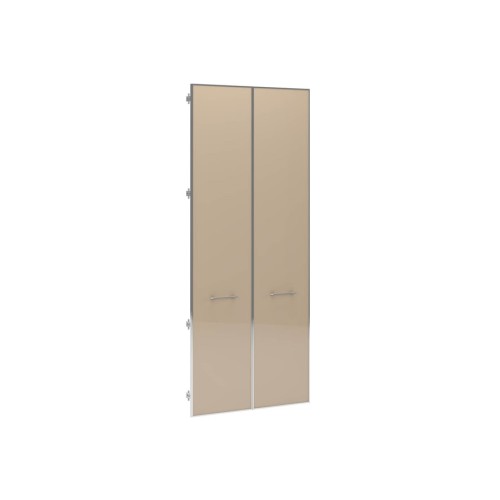 Двери большие стеклянные в алюминиевой раме (складская) Genesis JNS503.G