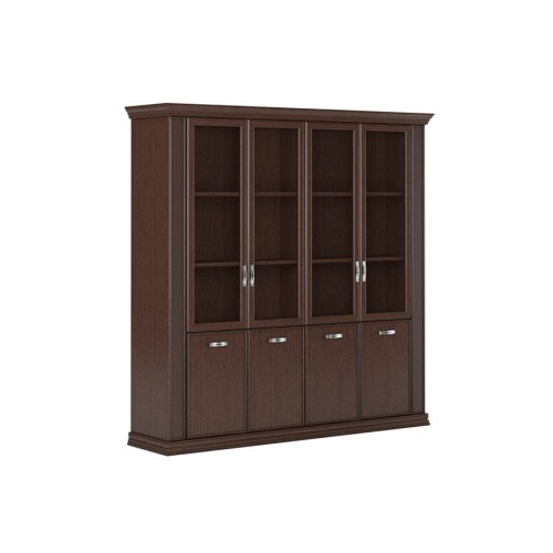 Комбинированный шкаф со стеклянными дверями Porto PRT903