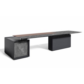 Стол письменный правый 2,8м Stone E1ZP2813Z