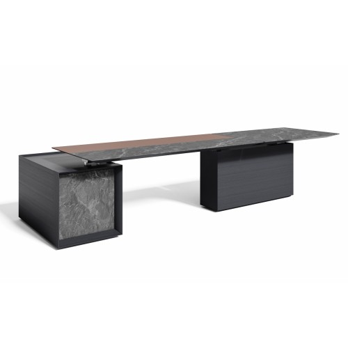 Стол письменный правый 2,8м Stone E1ZP2813Z