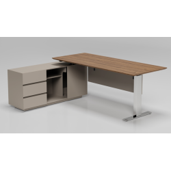 Письменный стол с левой тумбой (с функцией подъема) Winter