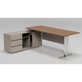 Письменный стол с левой тумбой (с функцией подъема) Winter