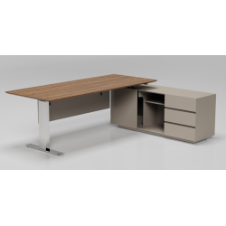 Письменный стол с правой тумбой (с функцией подъема) Winter