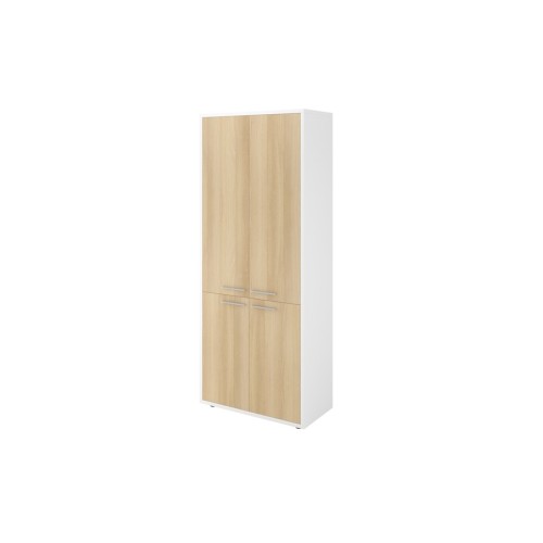 Шкаф высокий закрытый 4 двери 80 Дублин