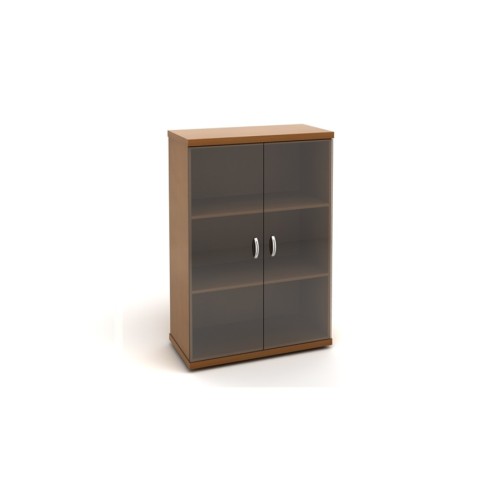 Шкаф низкий стеклянные двери 85_1 Эталон