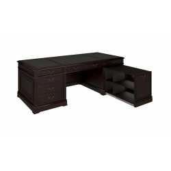 Стол рабочий для руководителя с выдвижной тумбой  от кабинета руководителя Мономах (МХ -ст 2200)