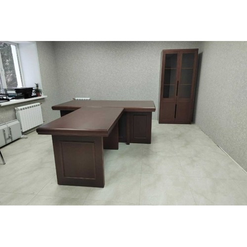 Кабинет руководителя New Kvant (натуральный массив и шпон) офисная мебель премиум класса