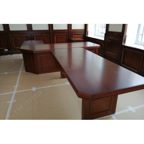 Кабинет руководителя New Kvant (натуральный массив и шпон) офисная мебель премиум класса