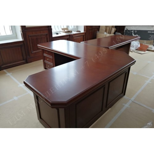 Кабинет руководителя New Kvant (натуральный массив и шпон) офисная мебель премиум класса