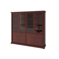 Шкаф комбинированный для документов (стекло) Preston