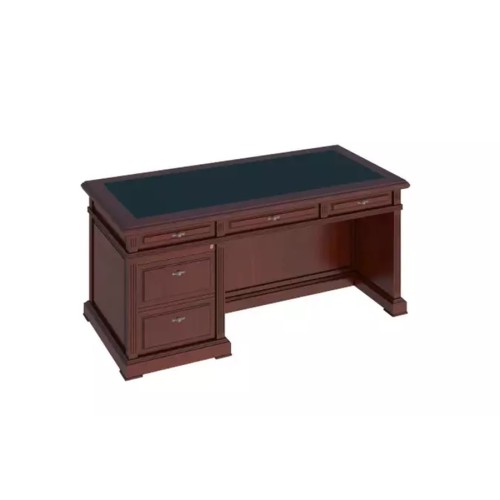 Стол 180 с кож. бюваром одно-тумбовый левый Preston