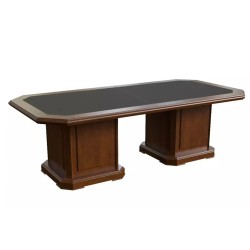 Стол для переговоров с кож. вставкой 240 Preston