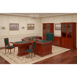 Кабинет руководителя Preston (натуральный массив и шпон) офисная мебель премиум класса