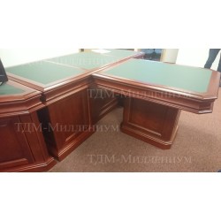 Кабинет руководителя Ришар ( натуральный массив и шпон дерева) офисная мебель премиум класса