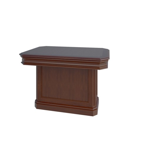 Брифинг-приставка RB-120 из массива и шпона от кабинета руководителя Ришар