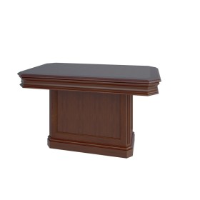 Брифинг-приставка RB-140 из массива и шпона от кабинета руководителя Ришар