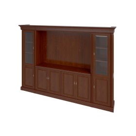 Шкаф комбинированный для TV 297 (Р-104) из массива и шпона от кабинета руководителя Ришар