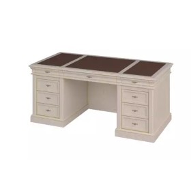 Стол рабочий двух-тумбовый 180 Ришар Светлый Ясень