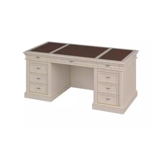 Стол рабочий двух-тумбовый 180 Ришар Светлый Ясень