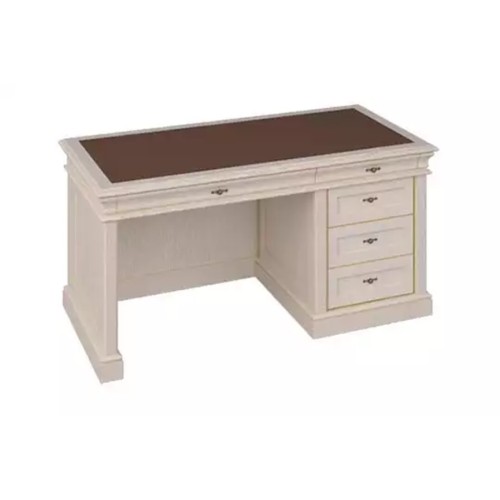 Стол рабочий одно-тумбовый правый Ришар Светлый Ясень