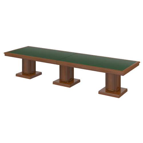 Стол для переговоров модульный с кожаной вставкой 400 Версаль