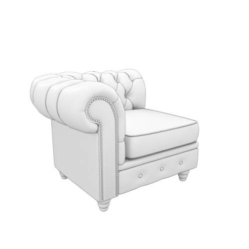 Модуль одноместный с левым подлокотником Альфа Честер 1 